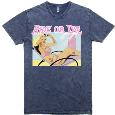 Tubular Stonewash Unisex Tee Thumbnail